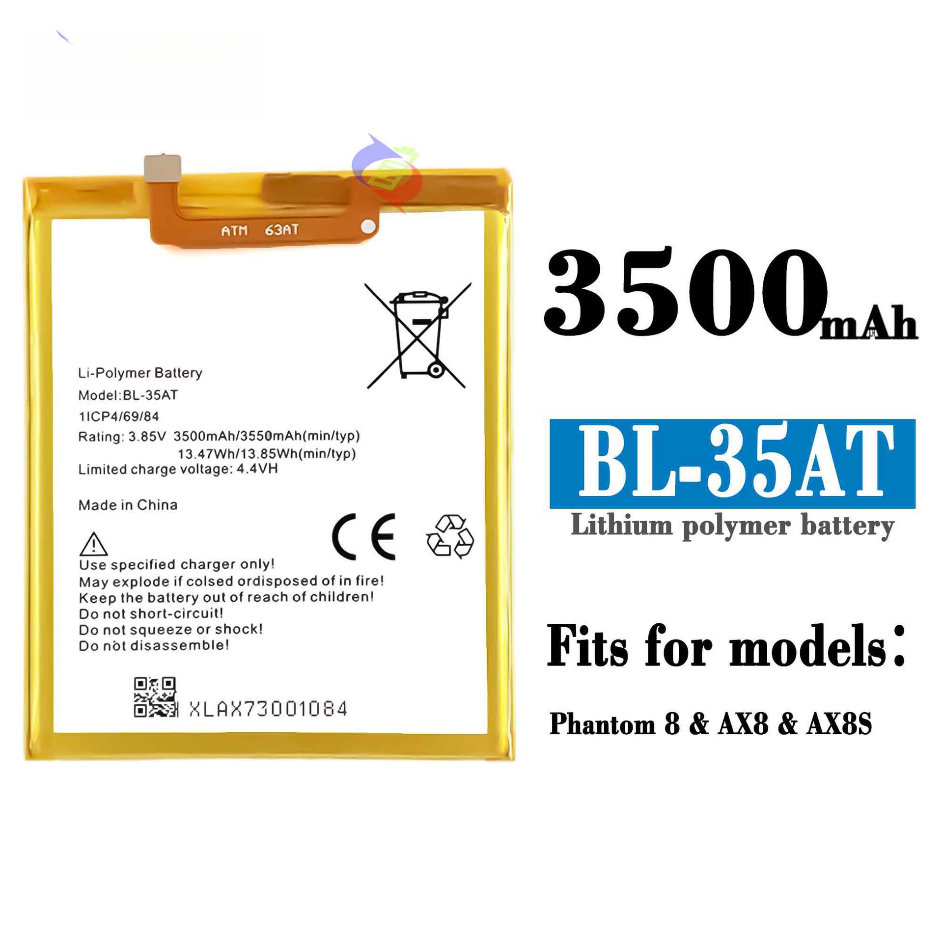 8/AX8/AX7 Phone BL-35AT Built-in Battery Board