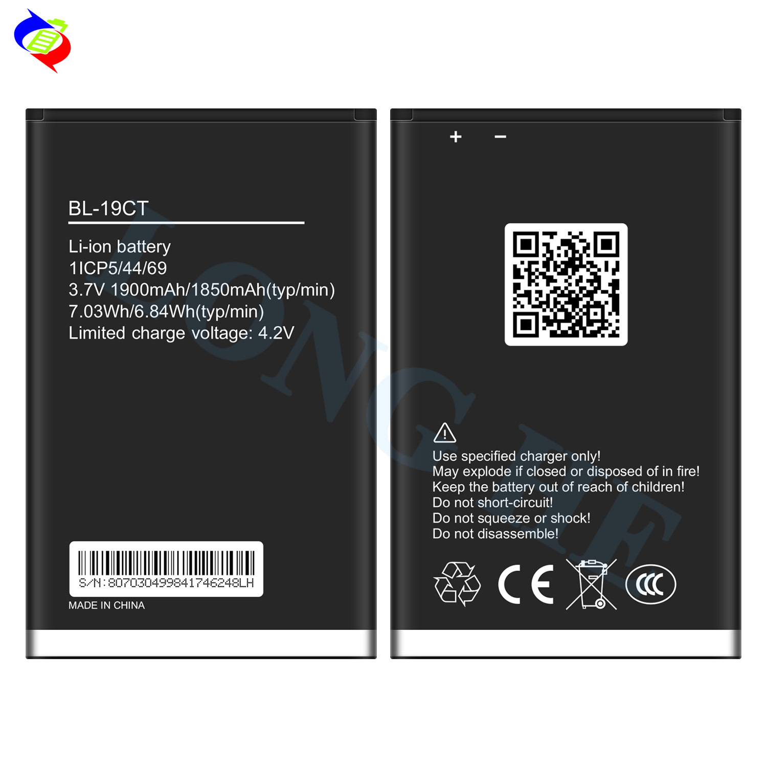 Applicable to Tecno Voice Transmission Th72/T472 New Durable Mobile Phone Battery BL-19CT
