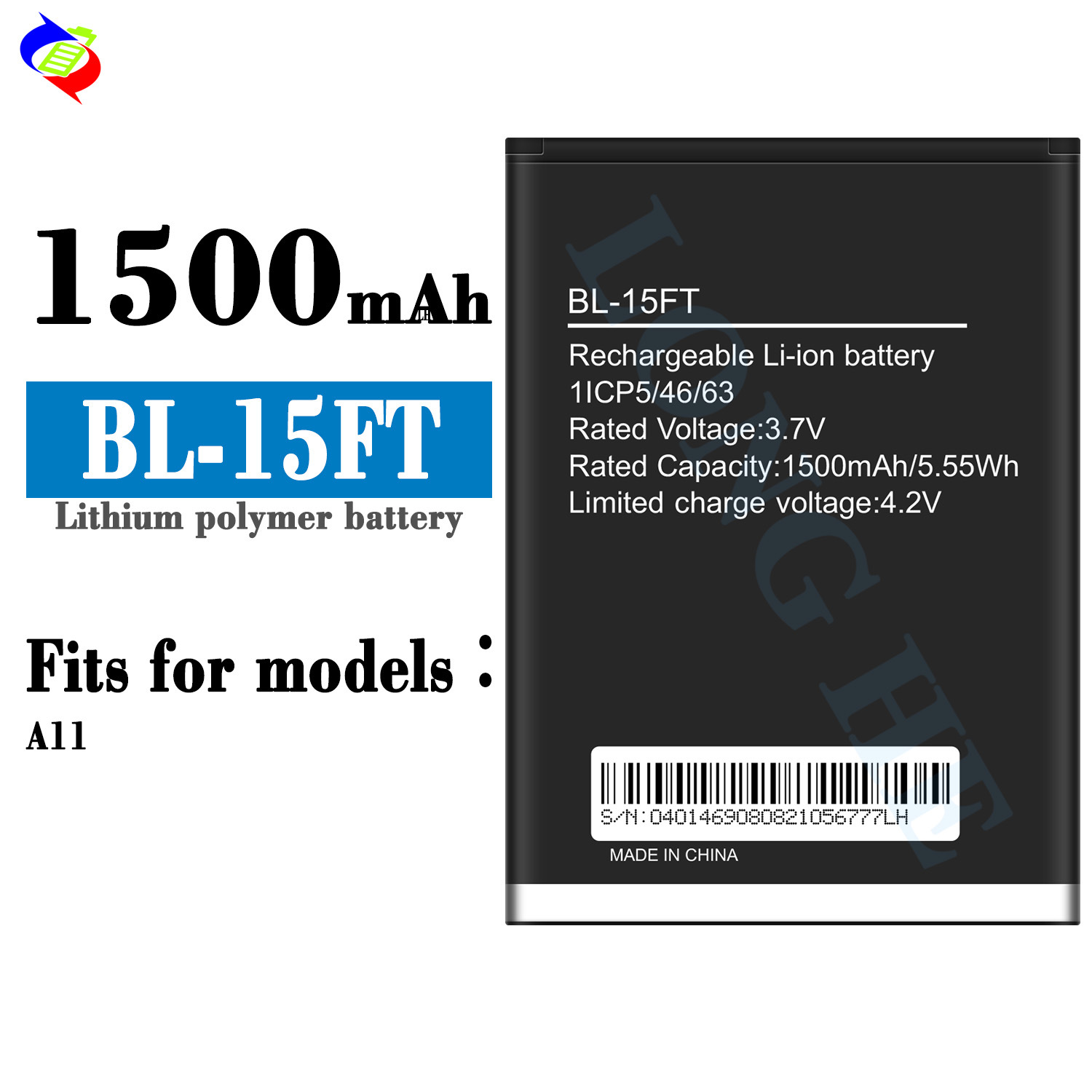 Suitable for Tecno A11 External Brand New BL-15FT Mobile Phone Battery 1500mAh