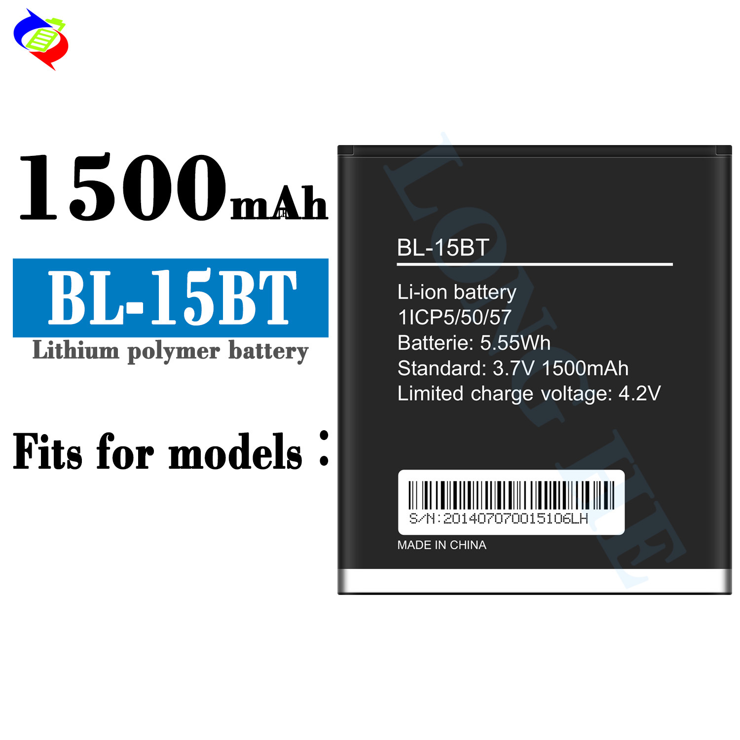 Suitable for Tecno BL-15BT Long Battery Life Brand New Phone Battery 1500mAh