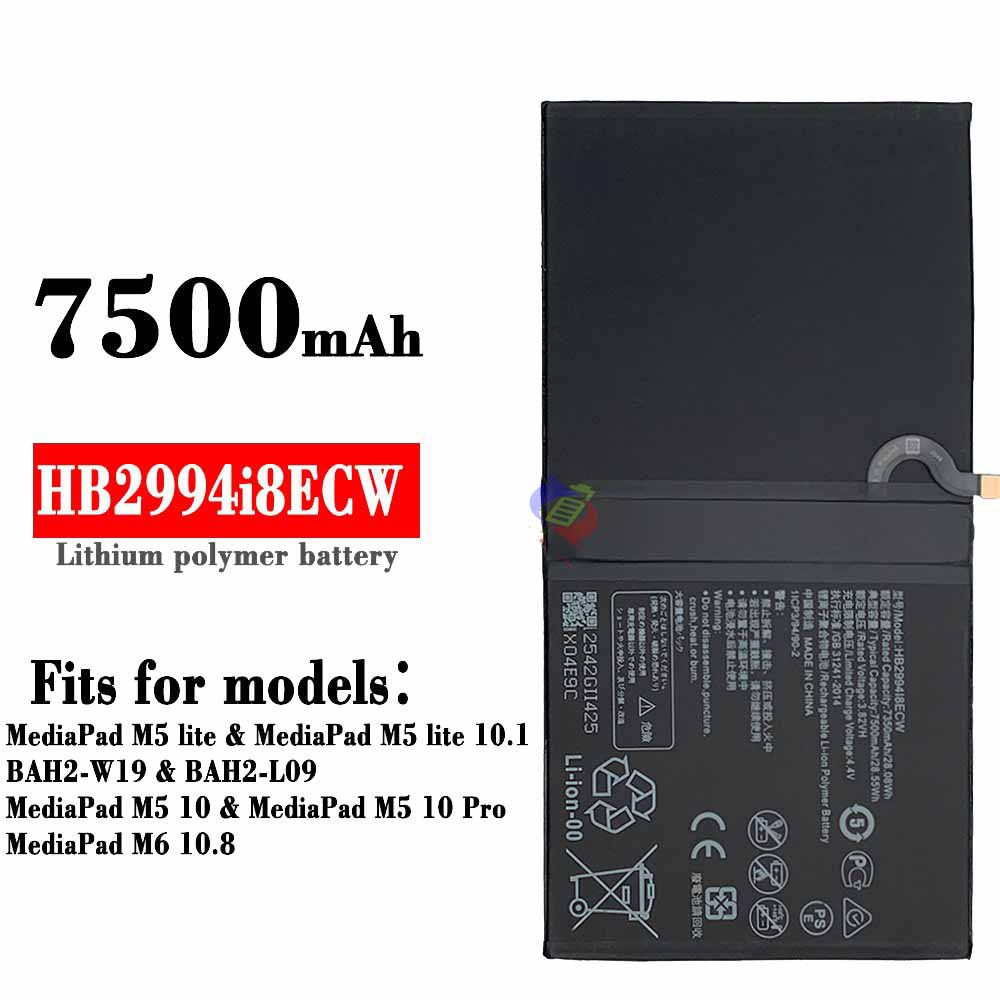 Suitable for Huawei MediaPad M6 10.8/M5lite Tablet Battery HB2994i8ECW