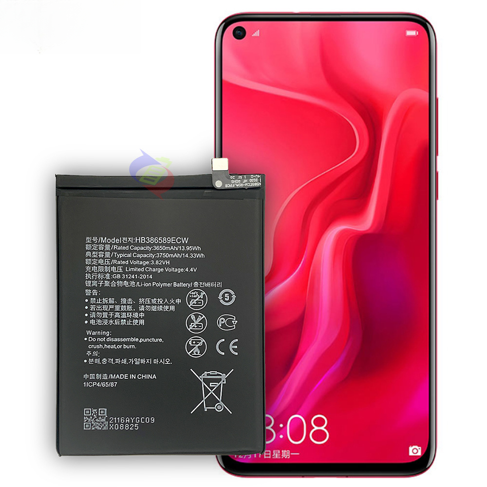Applicable to Huawei P10plus/Nova3/4/Honor8x/V10 Mobile Phone Battery Hb386 589ecw