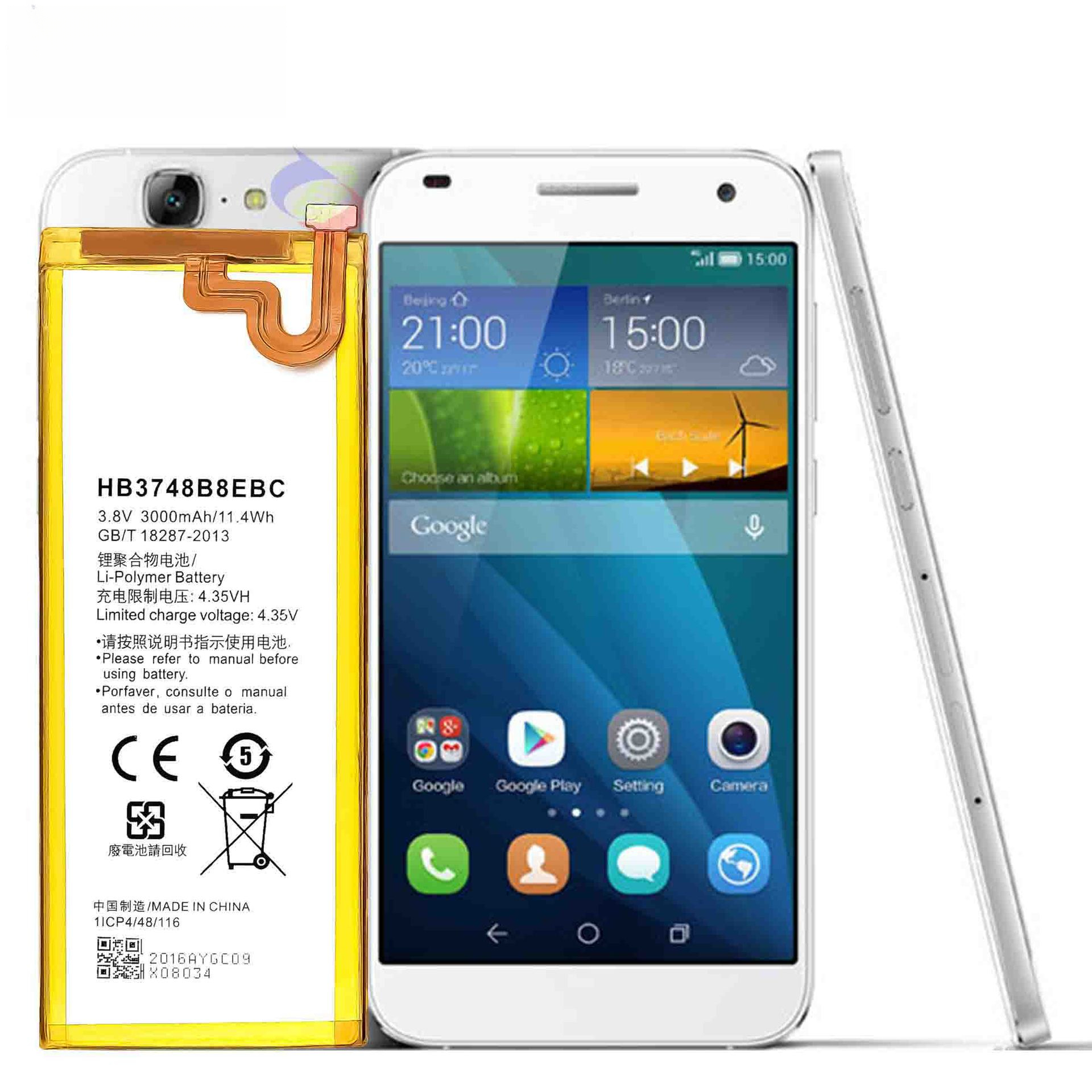 Applicable to Huawei G7/Maimang G7-TL00/3 Mobile Phone Rechargeable Battery HB3748B8EBC