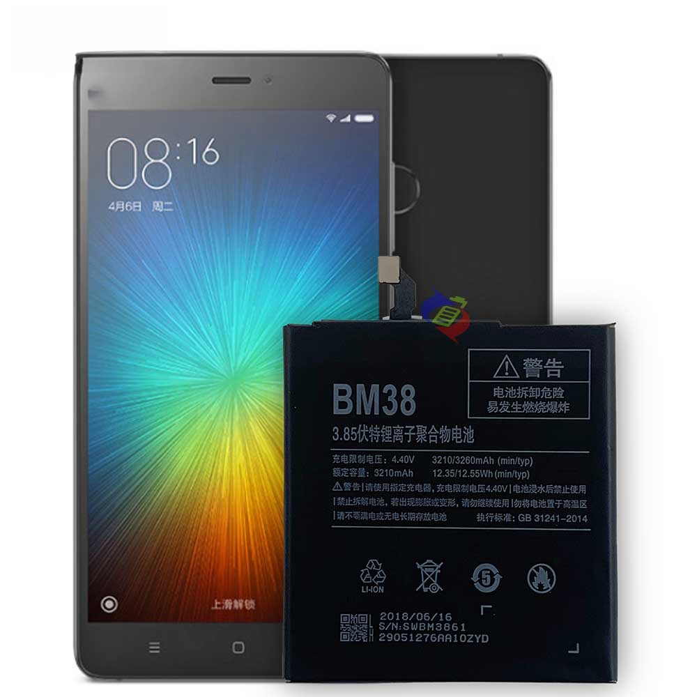 Suitable for MIUI Xiaomi 4S Phone Battery MI 4s Brand New Durable BM38 3260mAh