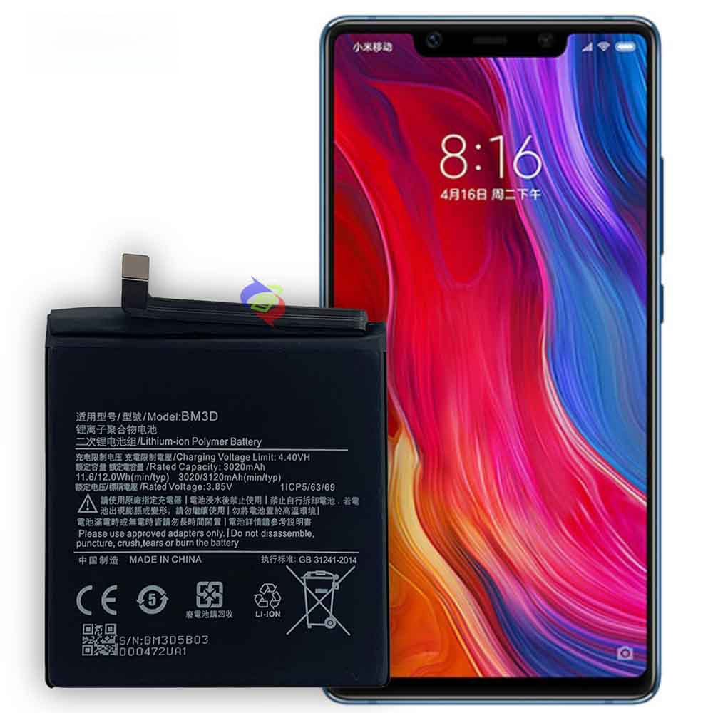Applicable to MIUI Xiaomi 8 Se Mobile Phone Battery Bm3d Large Capacity New Battery 8se