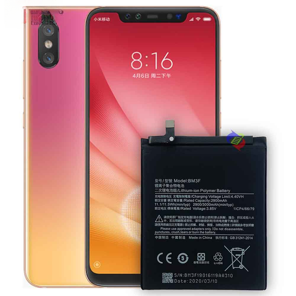 Suitable for Xiaomi 8 Discovery/Fingerprint MI 8 Pro Phone Battery BM3F Built-in Circuit Board 3000mAh