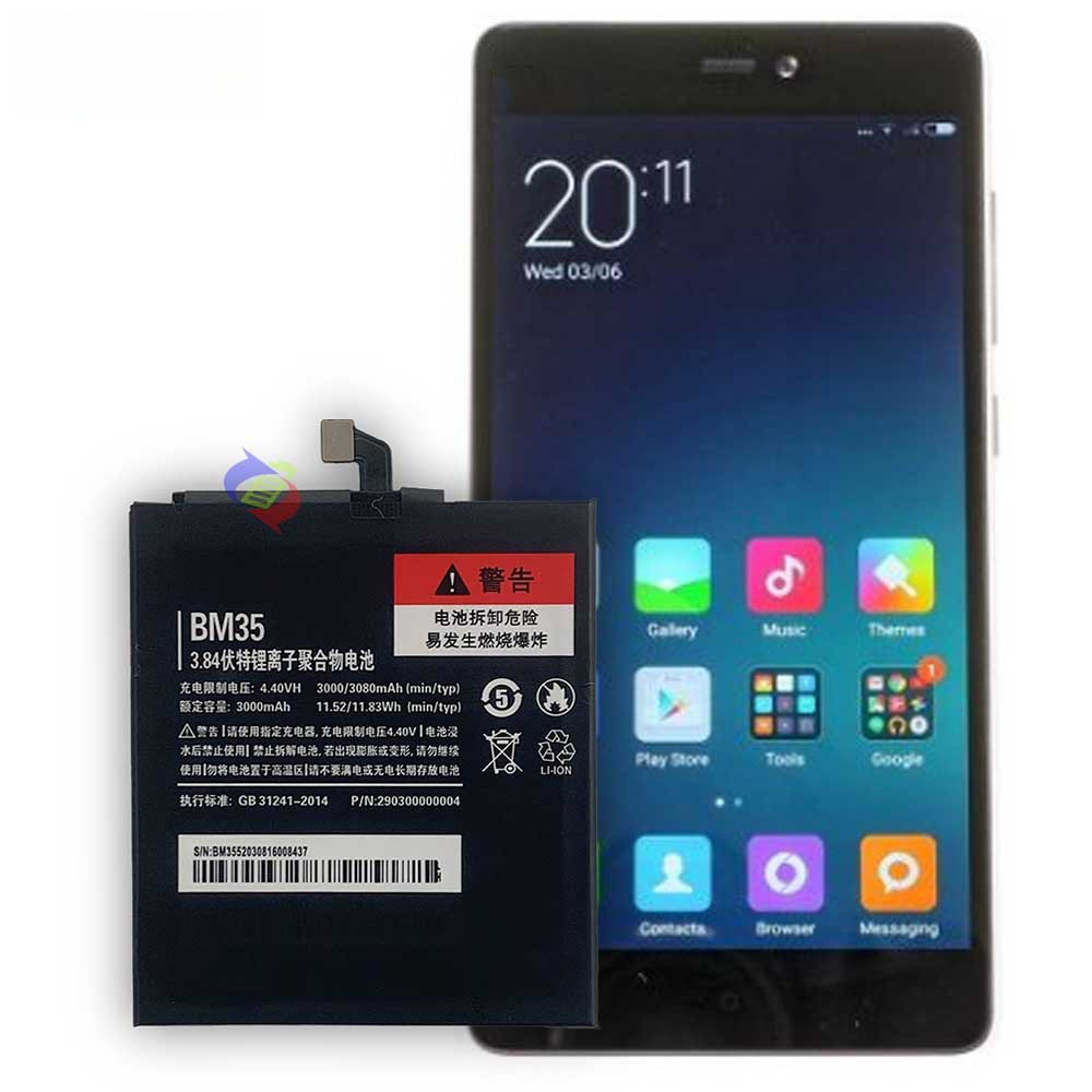 Compatible with MIUI Xiaomi Mi 4C Phone Battery BM35 Brand New Battery 3080mAh In Stock