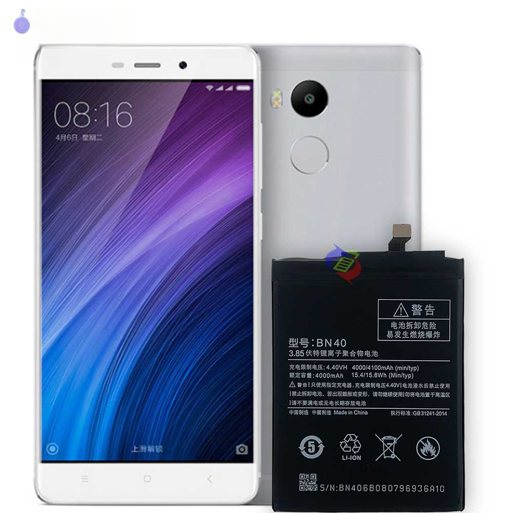 Compatible with Redmi CH Hig Version Battery Redmi CH Battery Large Capacity BN40 Battery Mobile Phone Redmi CH Battery Board