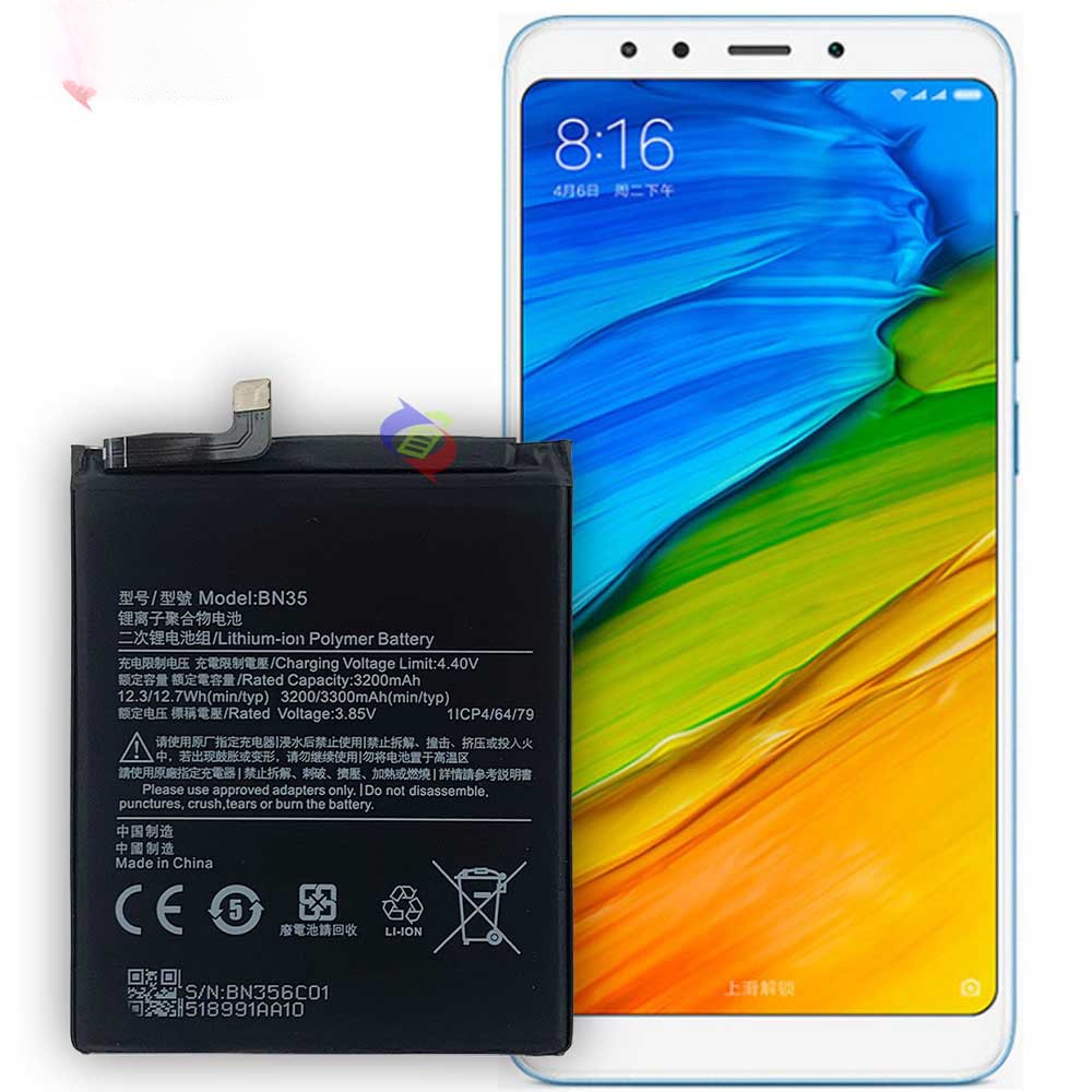 Suitable for Xiaomi Redmi 5 Phone Battery BN35 Built-in Circuit Board 3300mAh