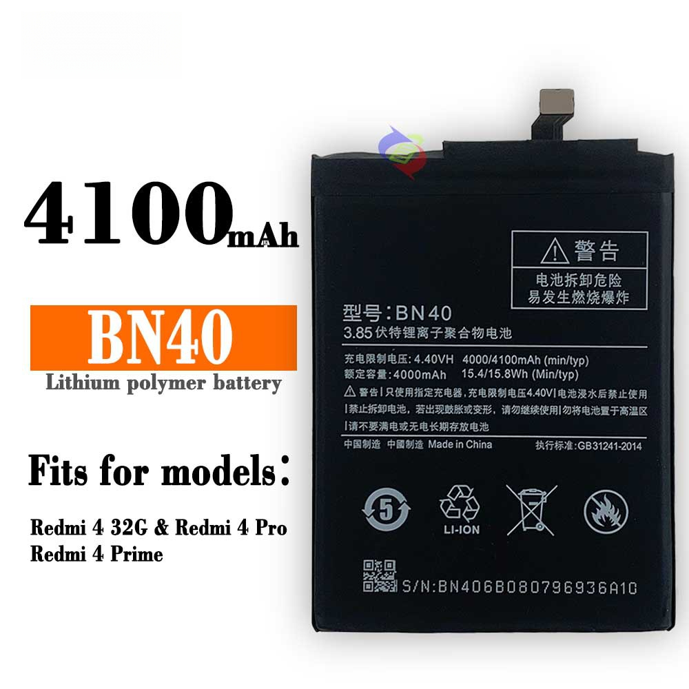 Compatible with Redmi CH Hig Version Battery Redmi CH Battery Large Capacity BN40 Battery Mobile Phone Redmi CH Battery Board