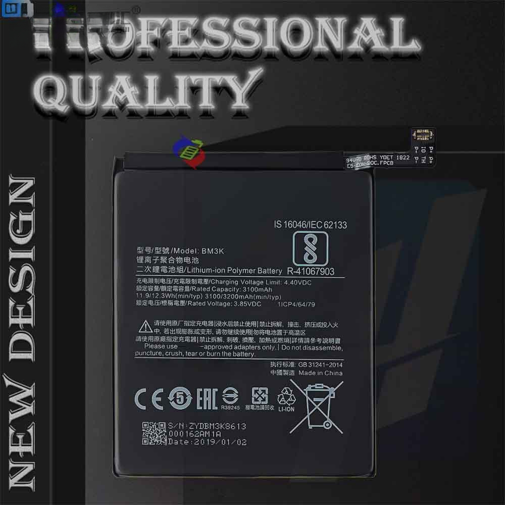 Suitable for Xiaomi Mix3 Phone Battery BM3K Large Capacity Built-in Fast Charging 3200mAh