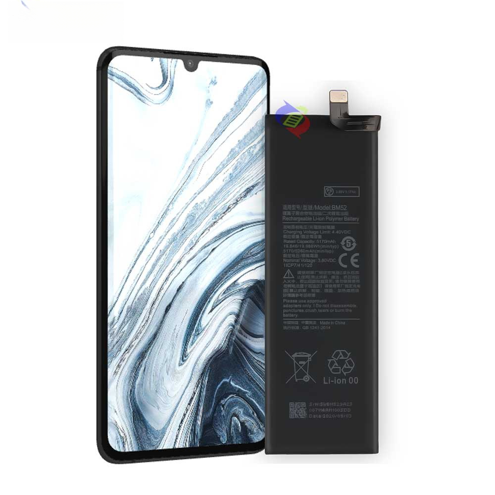 Suitable for Xiaomi CC9 PRO/Note 10/Note 10 lite/Note 10 Pro phone battery BM52