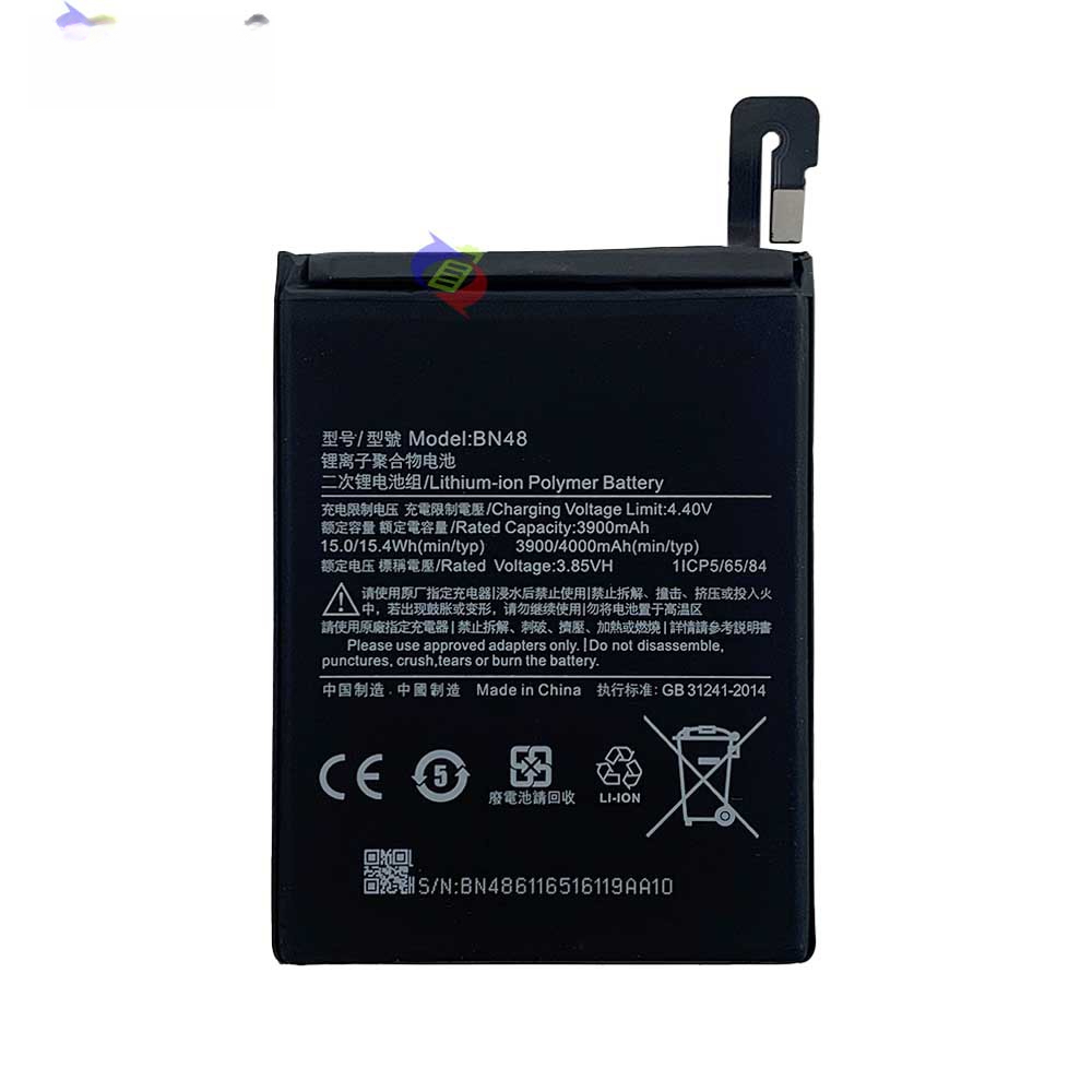 Suitable for Xiaomi Redmi Note 6 Pro Phone Battery BN48 High Capacity Battery