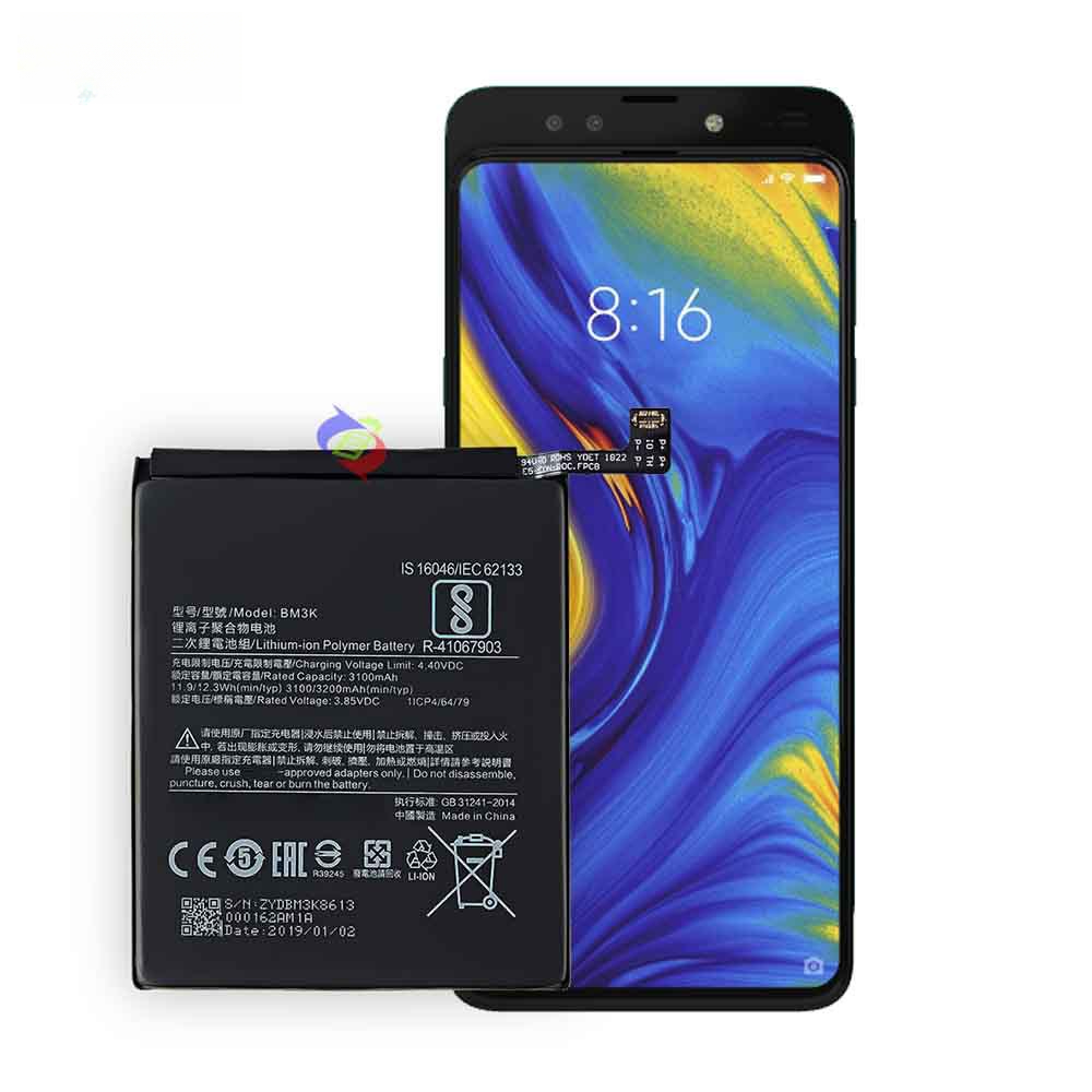 Suitable for Xiaomi Mix3 Phone Battery BM3K Large Capacity Built-in Fast Charging 3200mAh