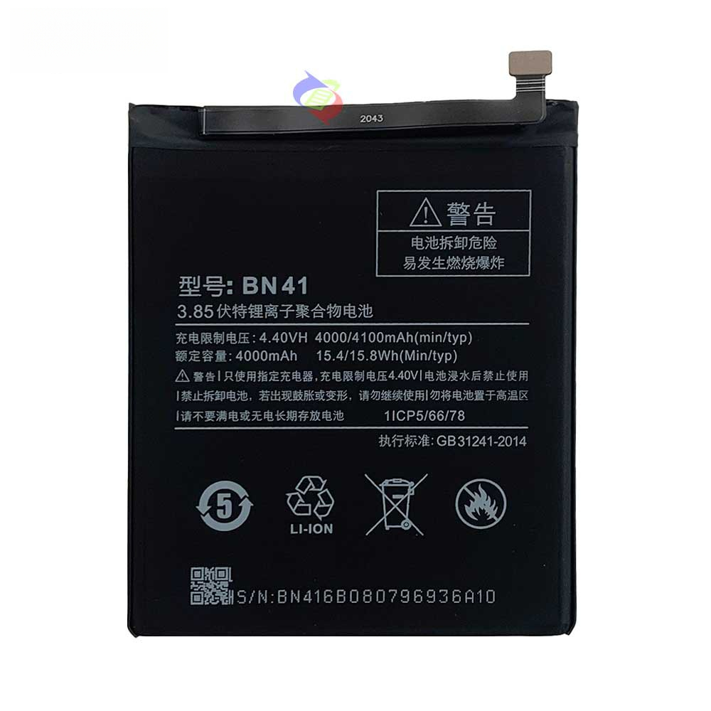 Compatible with Redmi Note 4 NT4X High Capacity Battery Standard/High Version BN41 Internal Replacement Battery Board