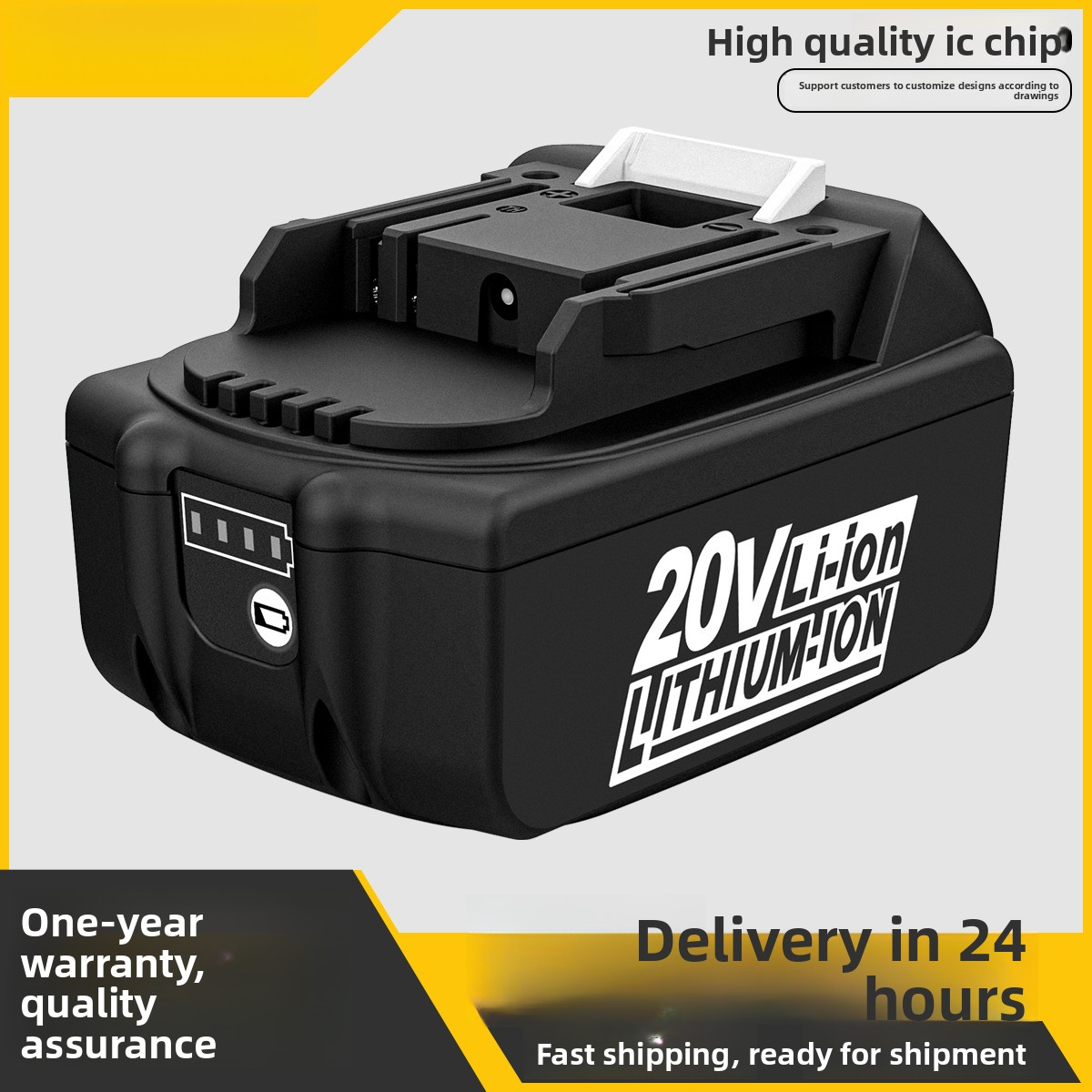 Compatible Battery Pack for Mutian, Quanyou, Dayi Models, Universal Battery Pack for Car Wash Machines and Electric Wrenches