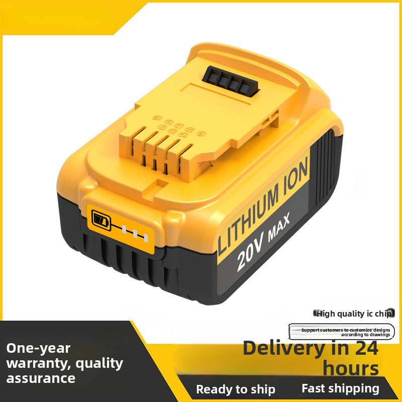 20V DCB200 DCB180 Electric Drill Power Tool Accessories Lithium Battery Backup Power Supply Suitable for Dew Dewei