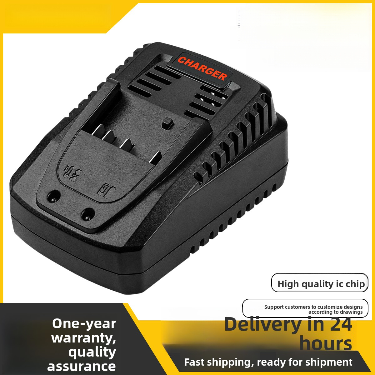 Suitable for Bosch Charger BOSCH 14.4V, 18V Power Tools Lithium Battery 3A Fast Charger