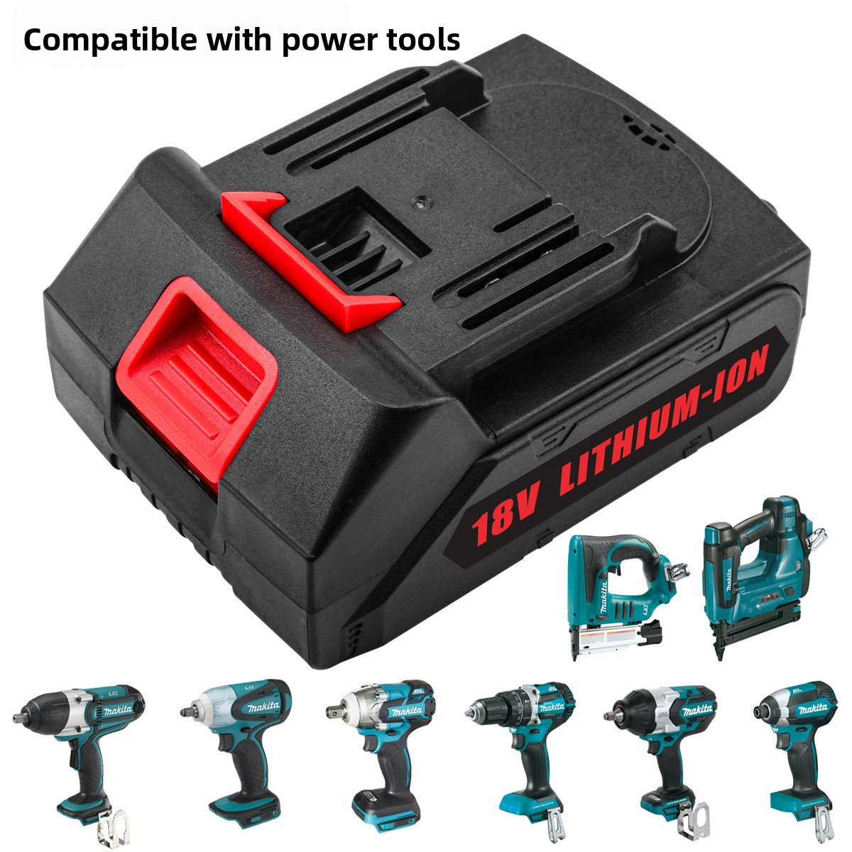 18V/21V Electric Wrench Battery Pack Brushless Impact Drill Rechargeable Battery Set Power Tool Accessories