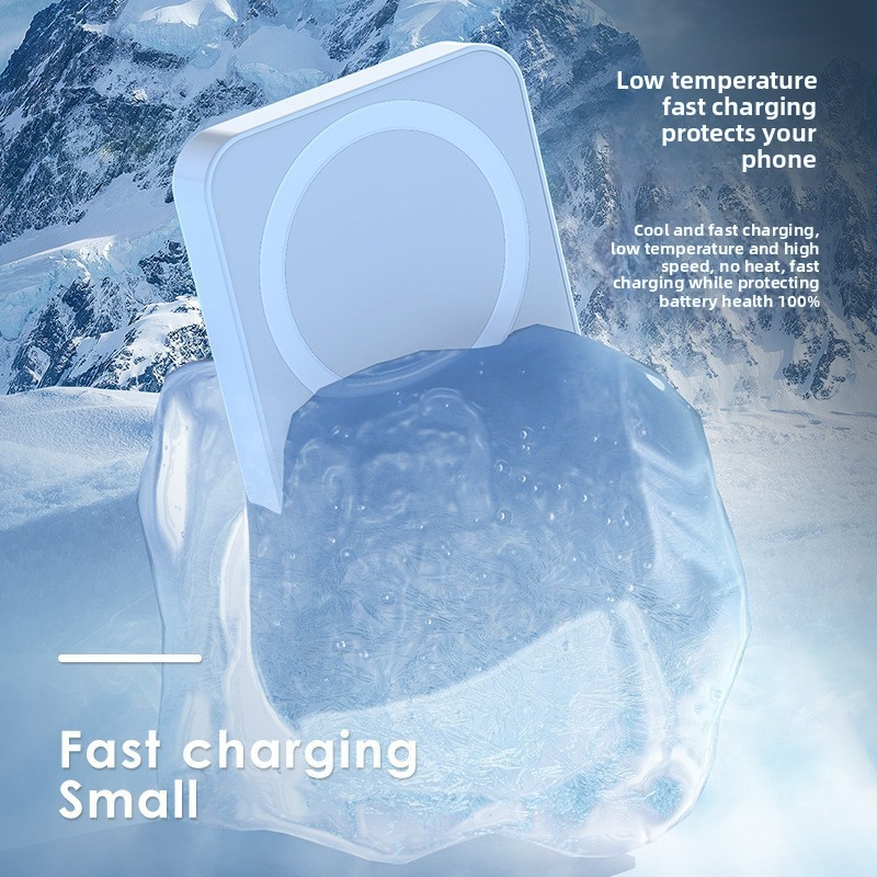 MagSafe Wireless 3C New Magnetic Power Bank Fast Charging Compact Portable Mobile Power Supply, Compatible with Apple and Android Wireless Charging