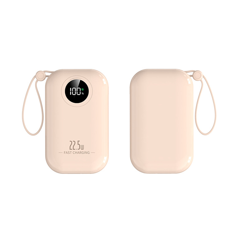 20000mAh Ultra Large Capacity Power Bank with Built-in Cable 22.5W Fast Charging Portable Charger