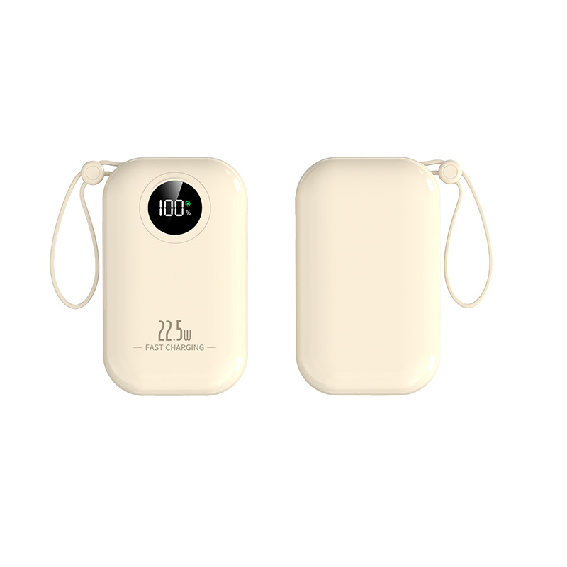 20000mAh Ultra Large Capacity Power Bank with Built-in Cable 22.5W Fast Charging Portable Charger