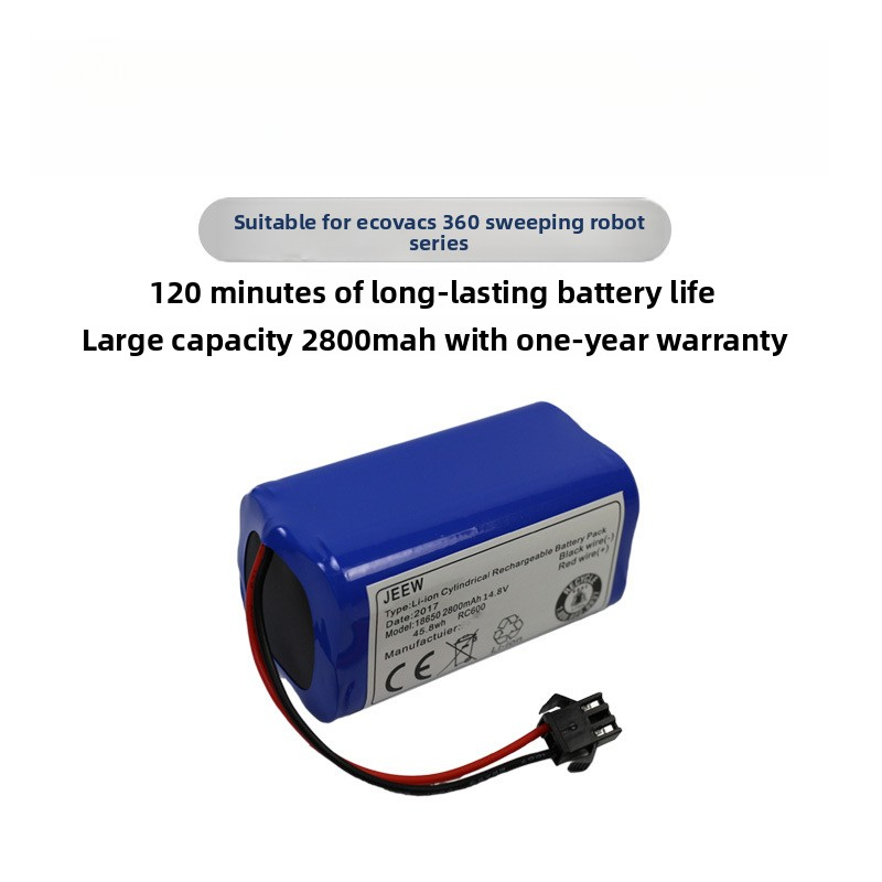 Suitable for Ecovacs DH35/43/45 DN621DF35 BFD-wsqDS35 625 Robot Vacuum Cleaner Battery