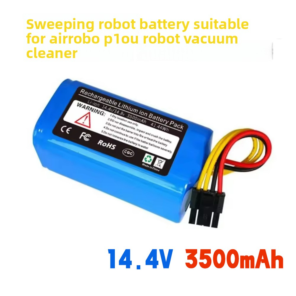 14.8V 3500mAh Li-ion Rechargeable Battery Suitable for Airrobo P10 Robot Vacuum Cleaner