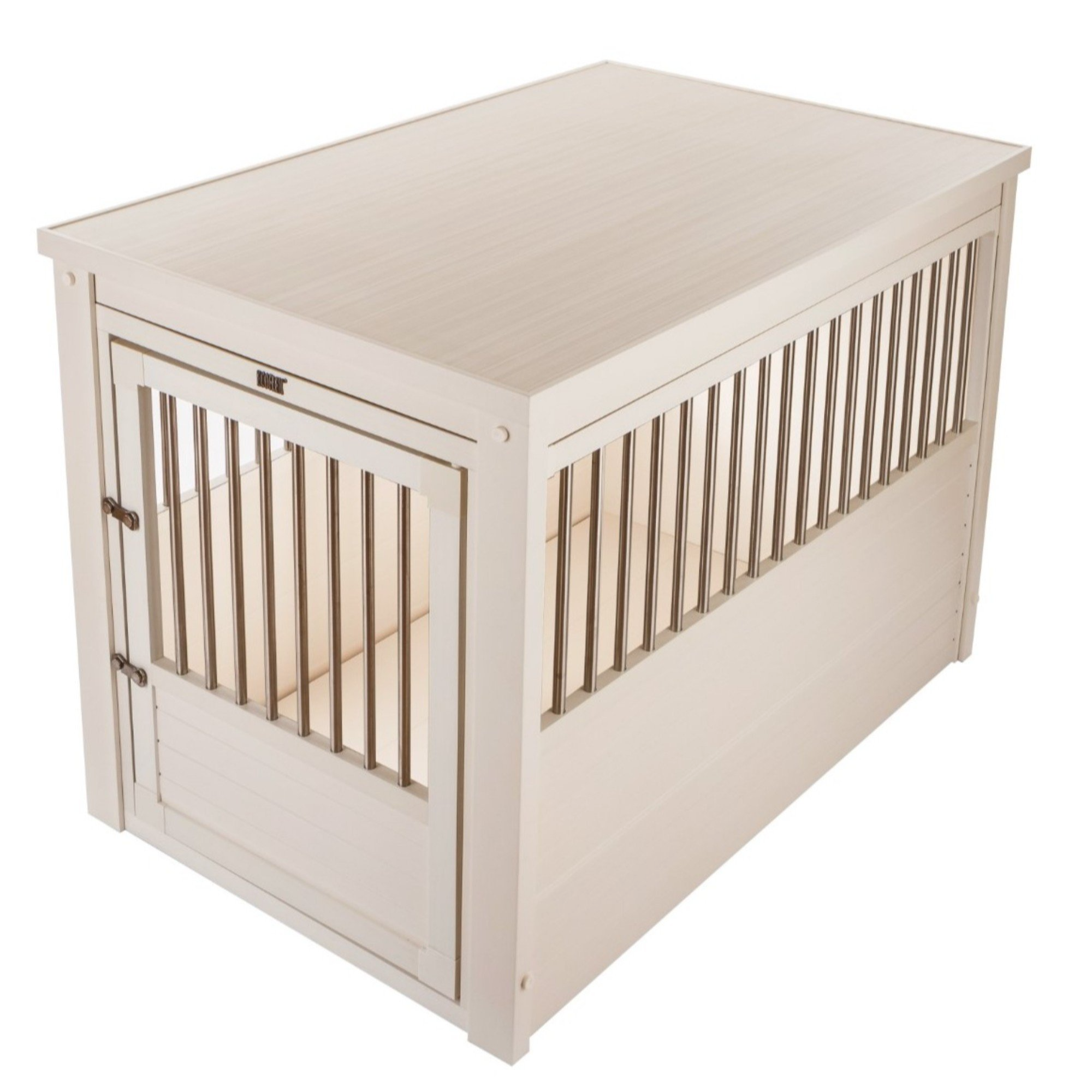 【Home&Garden】Pet CrateEnd Table, X-Large, Antique White