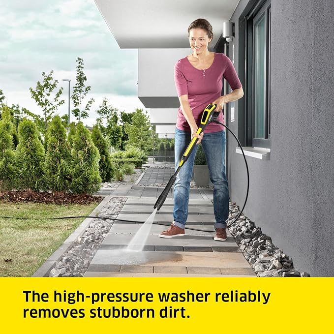 Kärcher K5 Power Control Car & Home Pressure Washer(SMART CONTROL), pressure: max. 145 bar, flow rate: 500 l/h, area: 40 m²/h, water filter, 13 kg, high-pressure gun, dirt blaster, spray lance, Home Kit, Car Kit