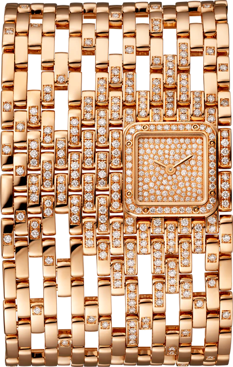 Cartier Panthère 18K Rose Gold & Diamonds Ladies Watch, HPI01293