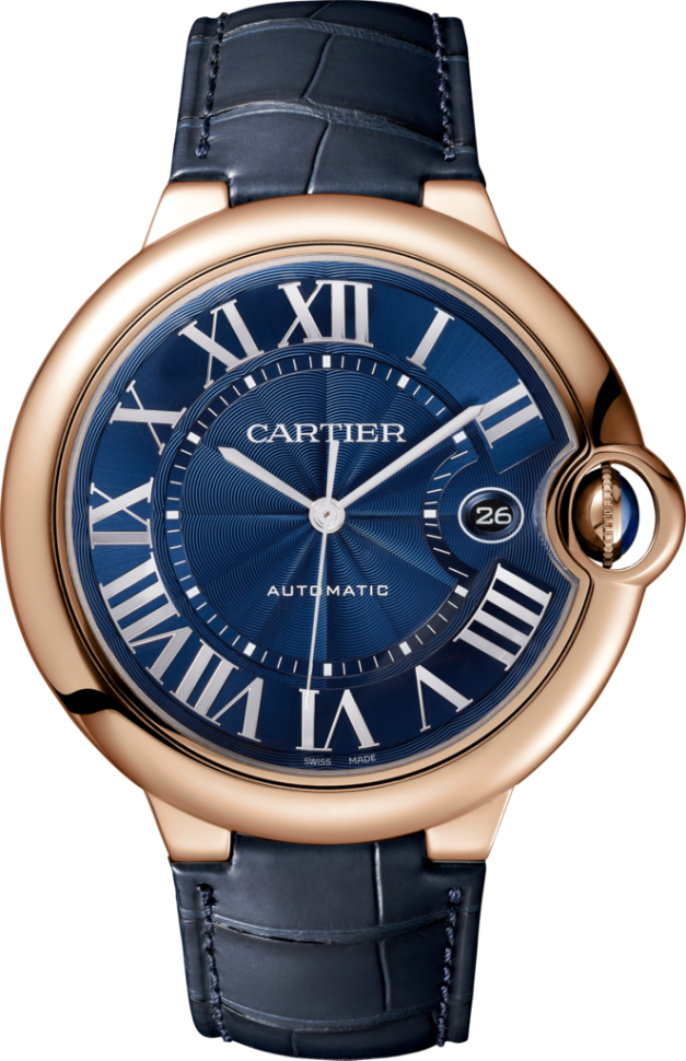 Cartier Ballon Bleu 42 mm 18K Rose Gold Men’s Watch, WGBB0036