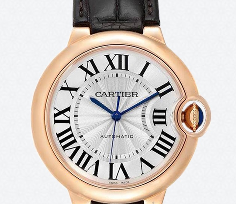 Cartier Ballon Bleu 18K Rose Gold Unisex Watch, WGBB0009