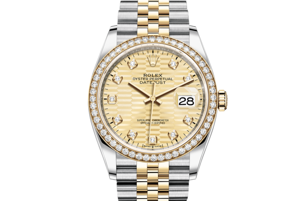LadyRolex DATEJUST 36 Golden，126283RBR