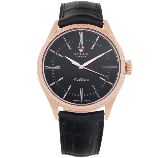 Rolex Cellini 50505 everose 39mm watch