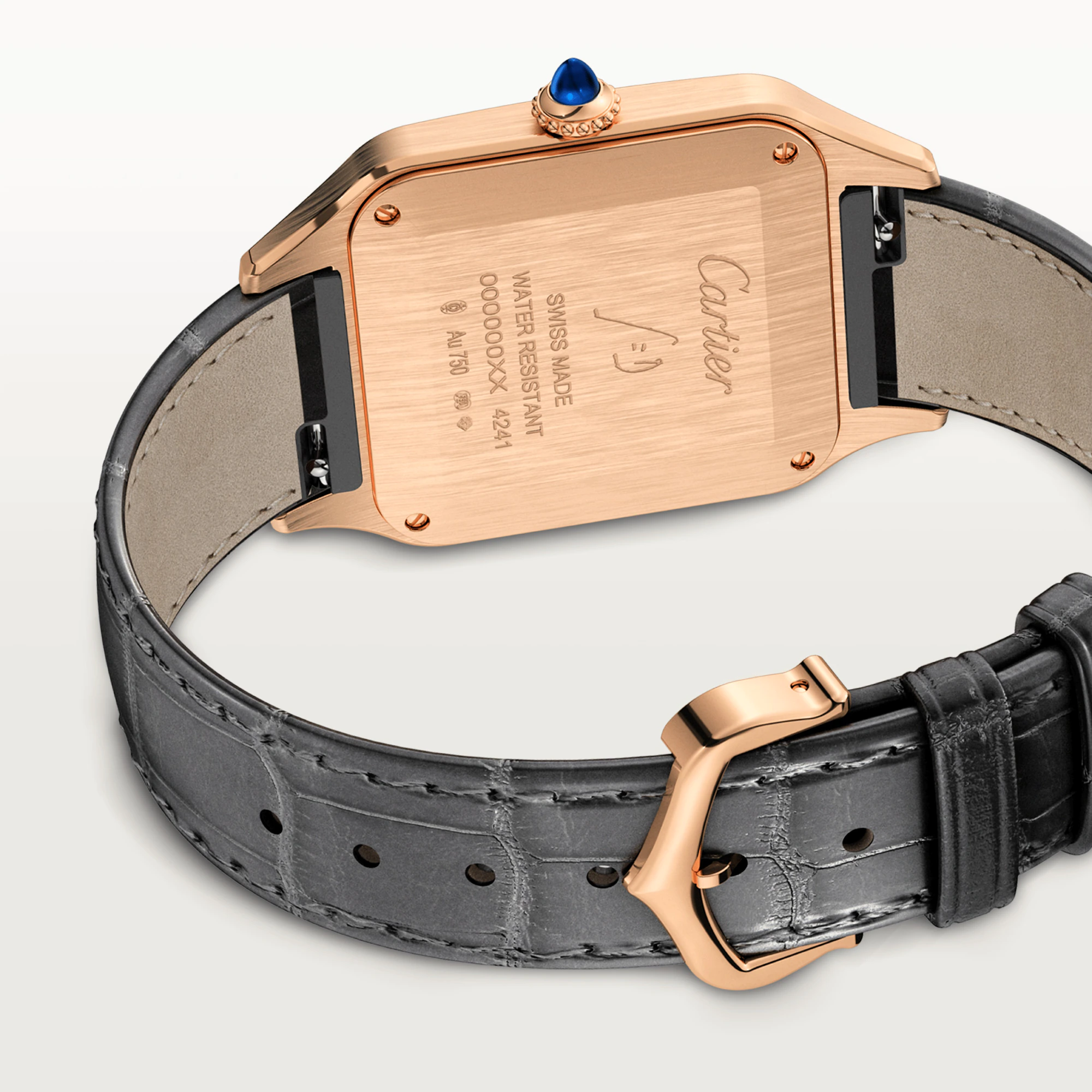 Cartier Santos 18K Rose Gold Men’s Watch, WGSA0032