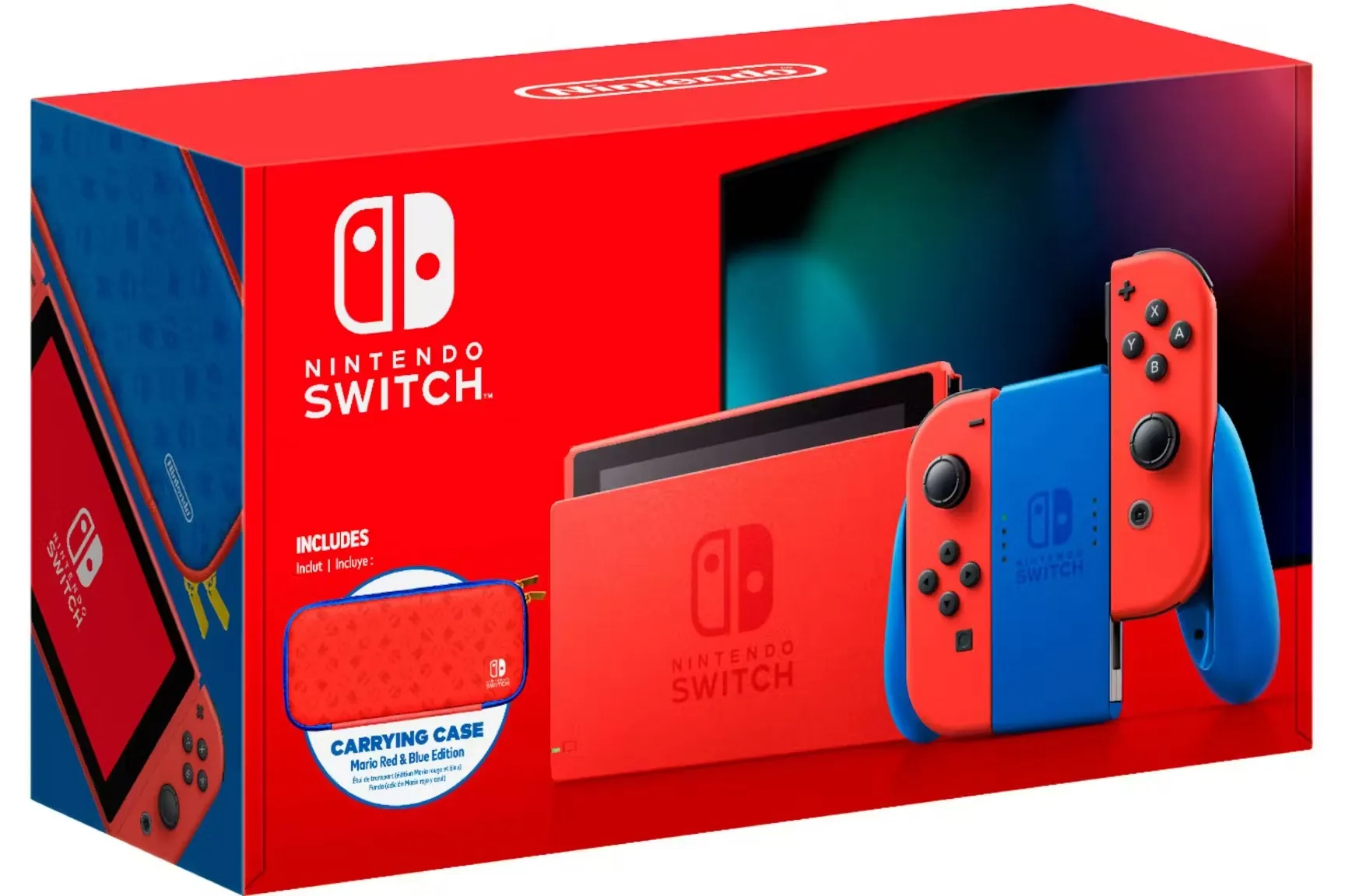 Nintendo Switch Mario Red & Blue Edition Console HADSRAAAF Red/Blue