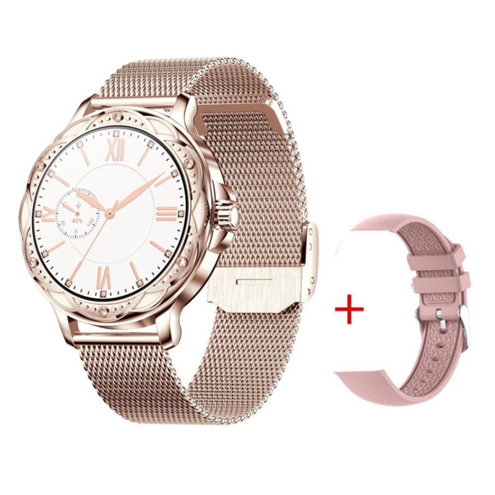 New Women's Bluetooth Talk Heart Rate Blood Pressure Monitoring Information Weather Exercise Pedometer