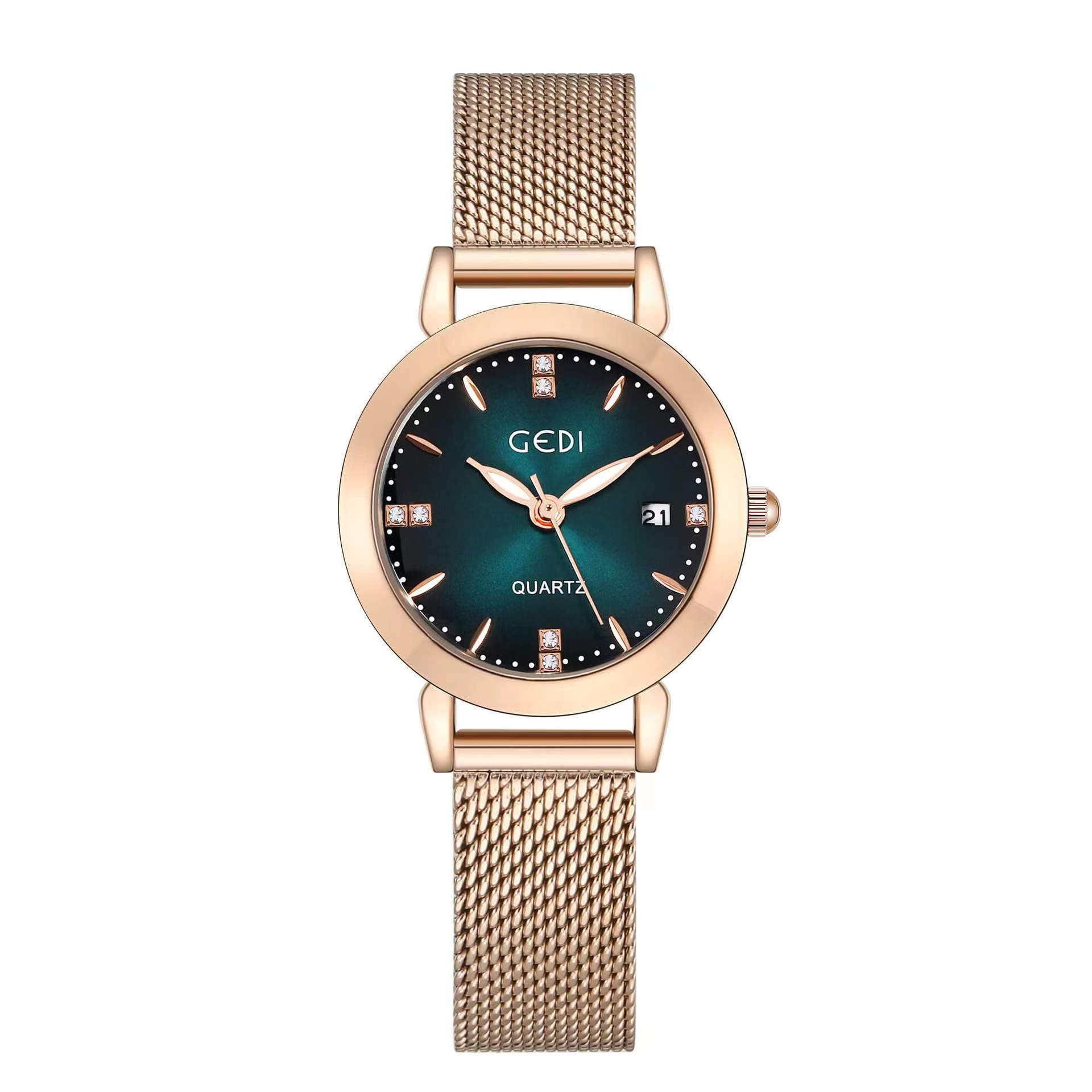 DATE JUST II FULL GOLDEN SELECTIONLadies Magnetic Starry Sky Clock
