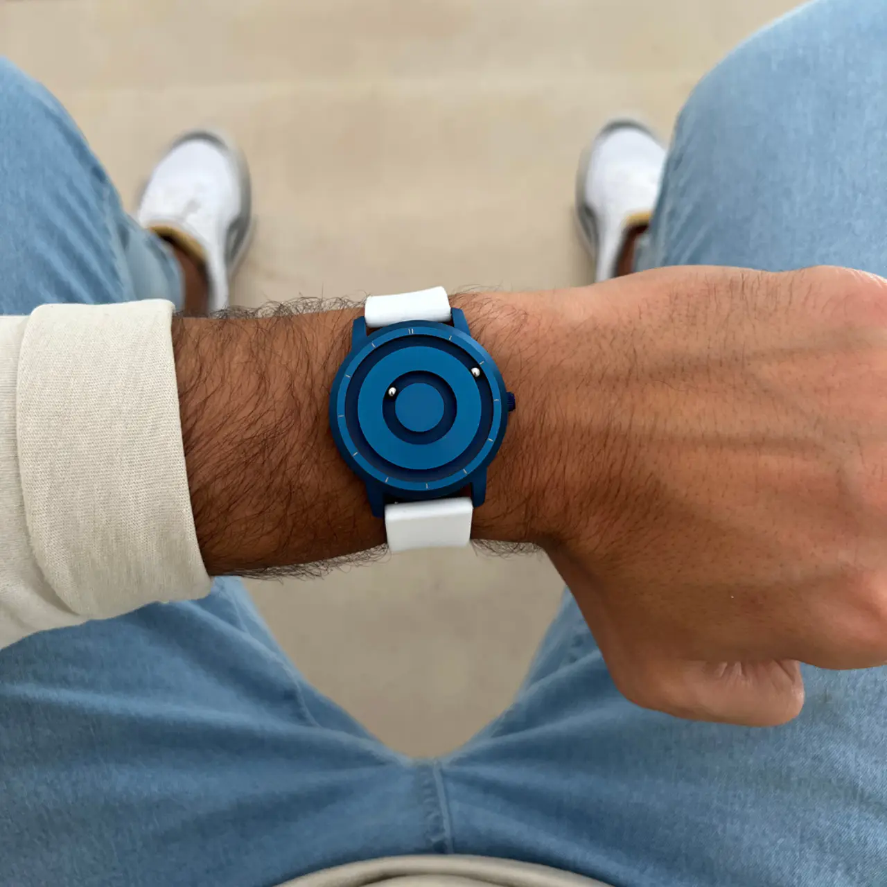 Jupiter Blue silicone white