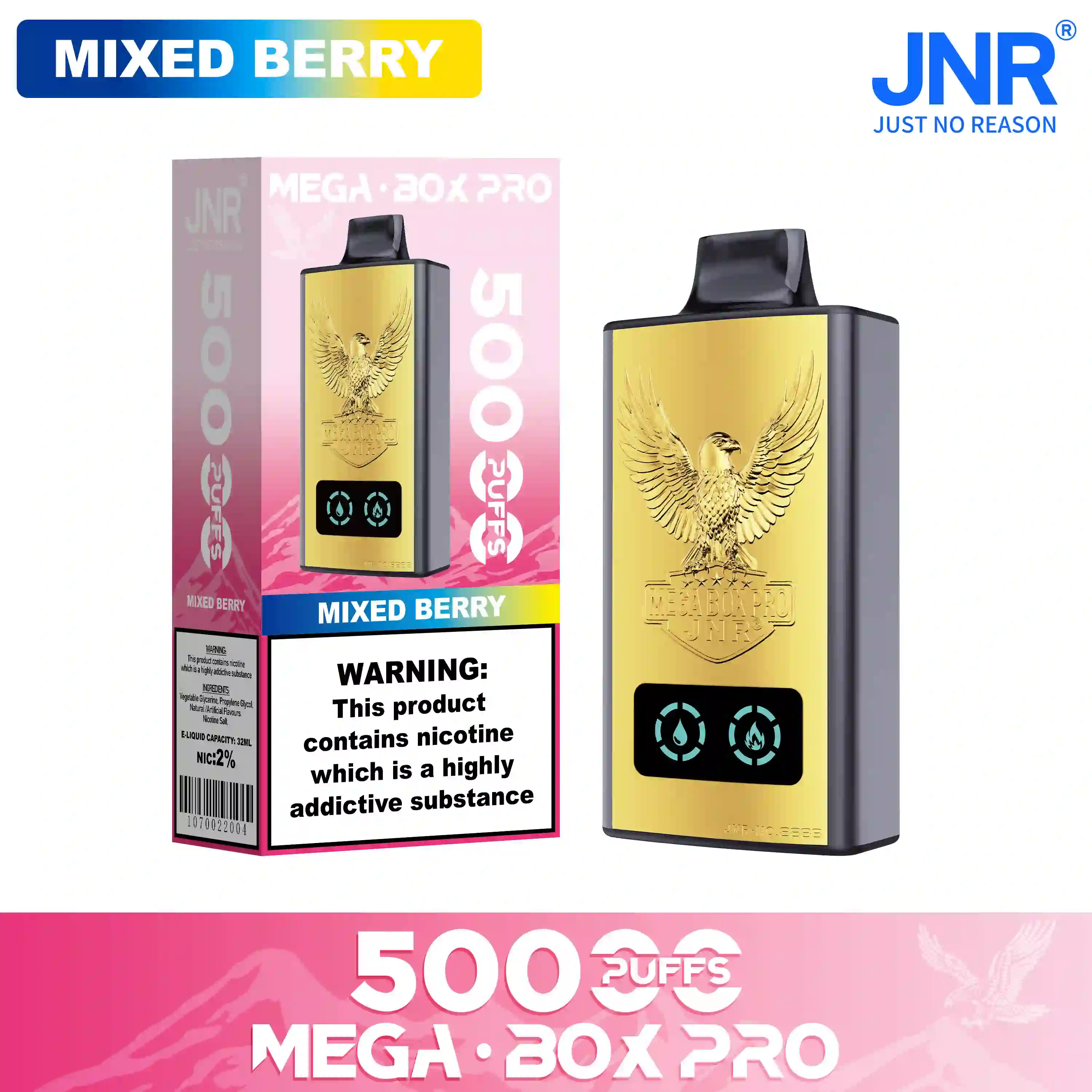 Mega Box Pro 50000 Puffs Disposable Vape