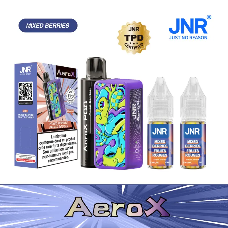 JNR AeroX 32K Puffs kit Refillable Pod Vape
