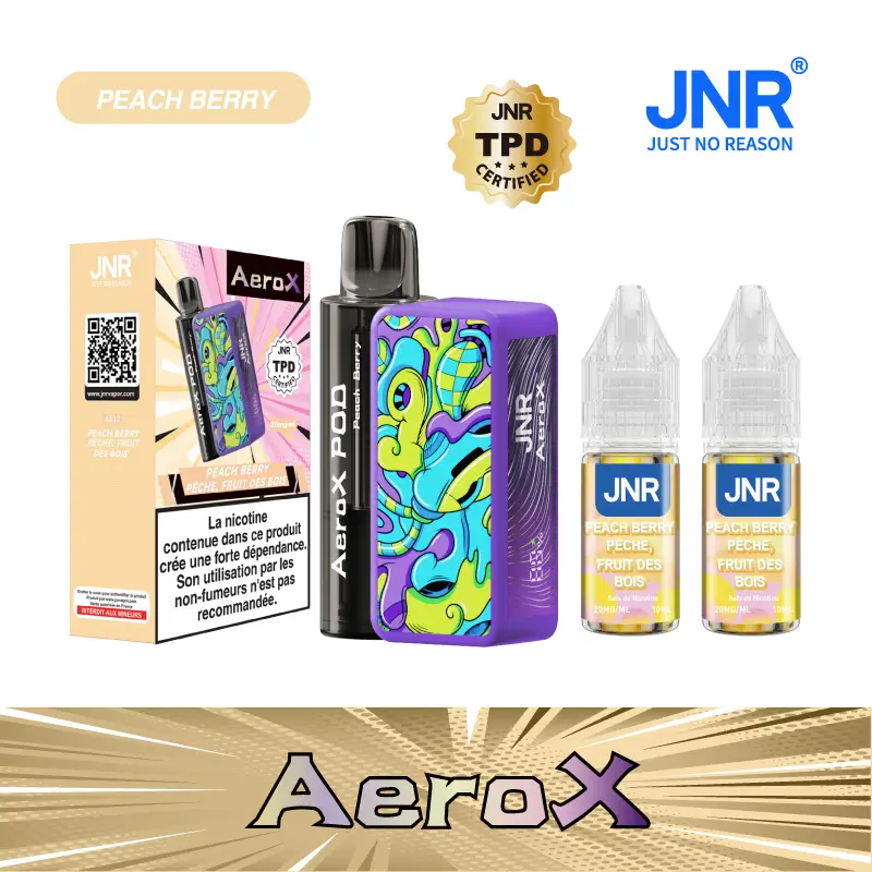 JNR AeroX 32K Puffs kit Refillable Pod Vape