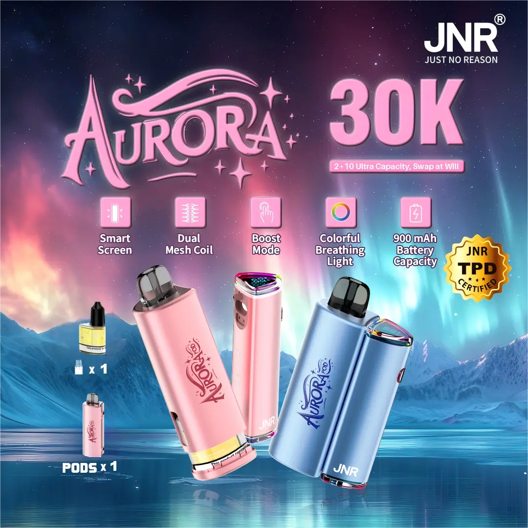 Aurora 27K Puffs Prefilled Pod Vape Kit