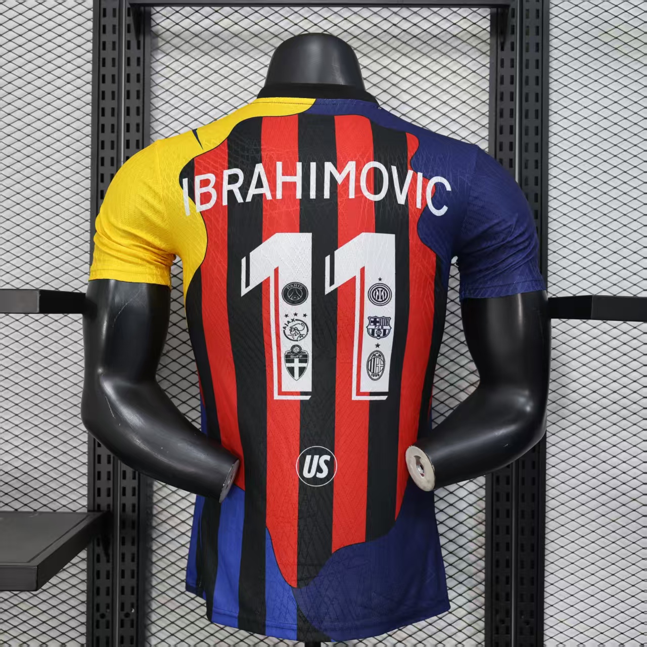 2025/2026 Player Version AC Milan Zlatan Ibrahimovic Special Edition Football Shirt