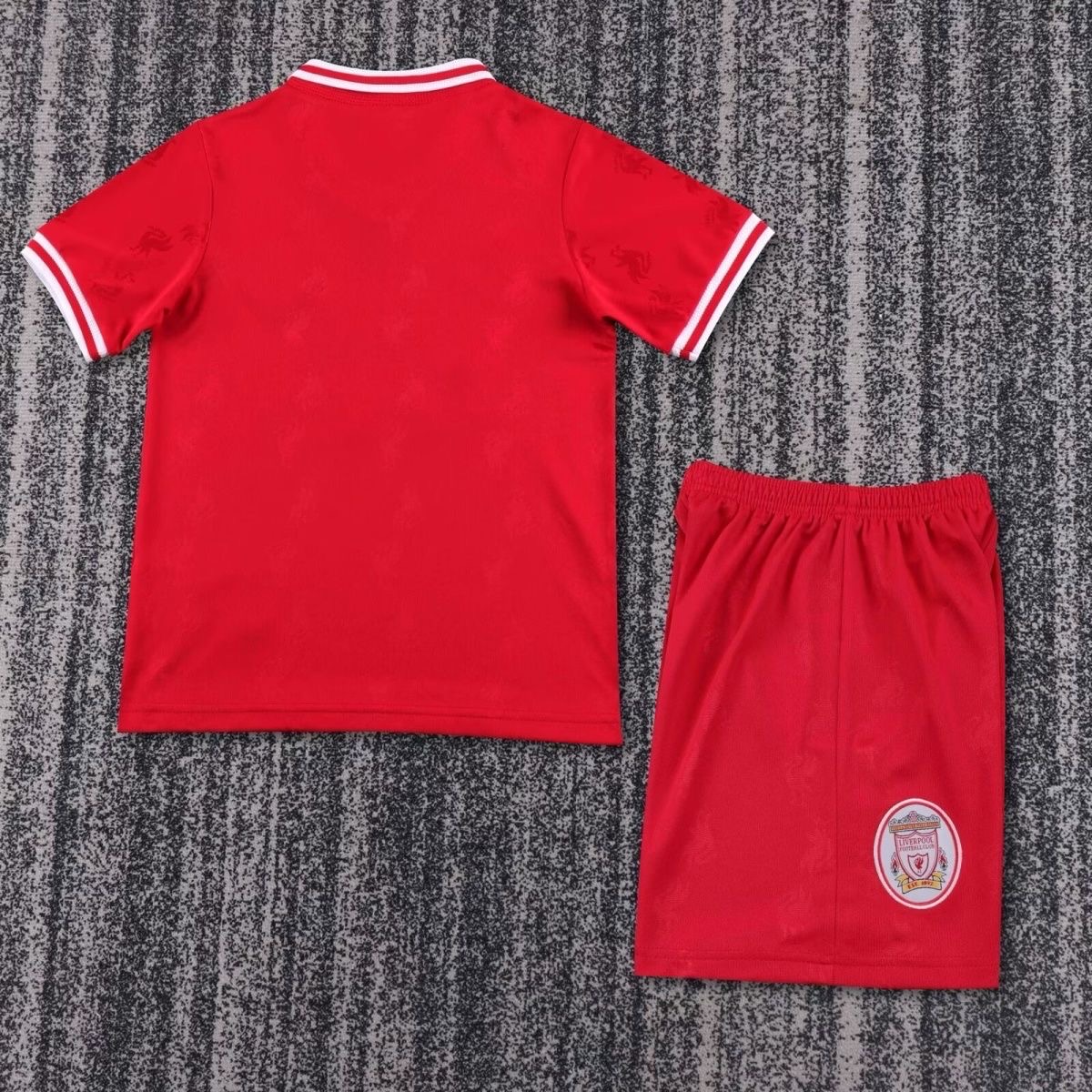 1996/1997 Retro Liverpool HomeFootball Shirt Kids Size 1:1 Thai Quality