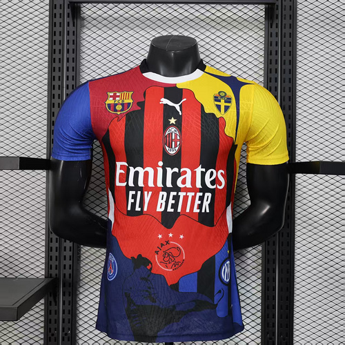 2025/2026 Player Version AC Milan Zlatan Ibrahimovic Special Edition Football Shirt