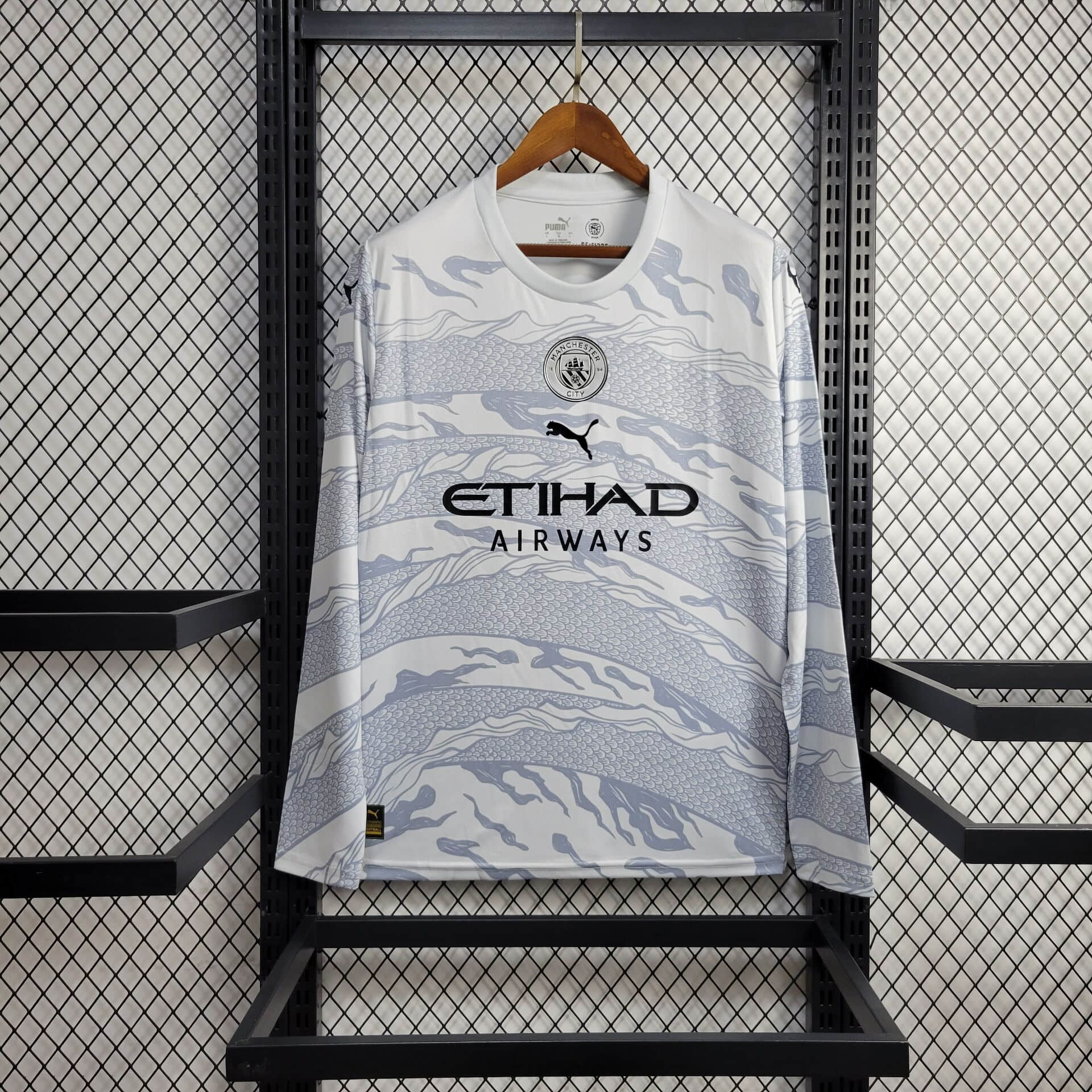 2024 Long Sleeve Manchester City Special Edition Year of the Dragon Football Shirt