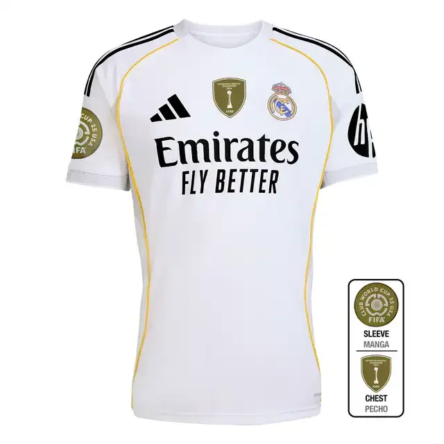 (Club World Cup + Intercontinental)2025/2026 Real Madrid Home 1:1 Thai Quality