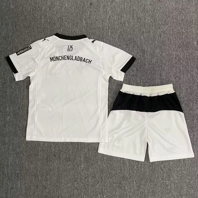 2025/2026 Borussia Mönchengladbach Home Football Shirt Kids Size 1:1 Thai Quality